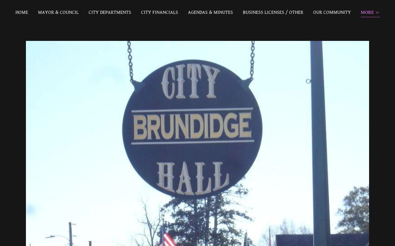 Brundidge City Hall source for criminal records request routing in Pike County