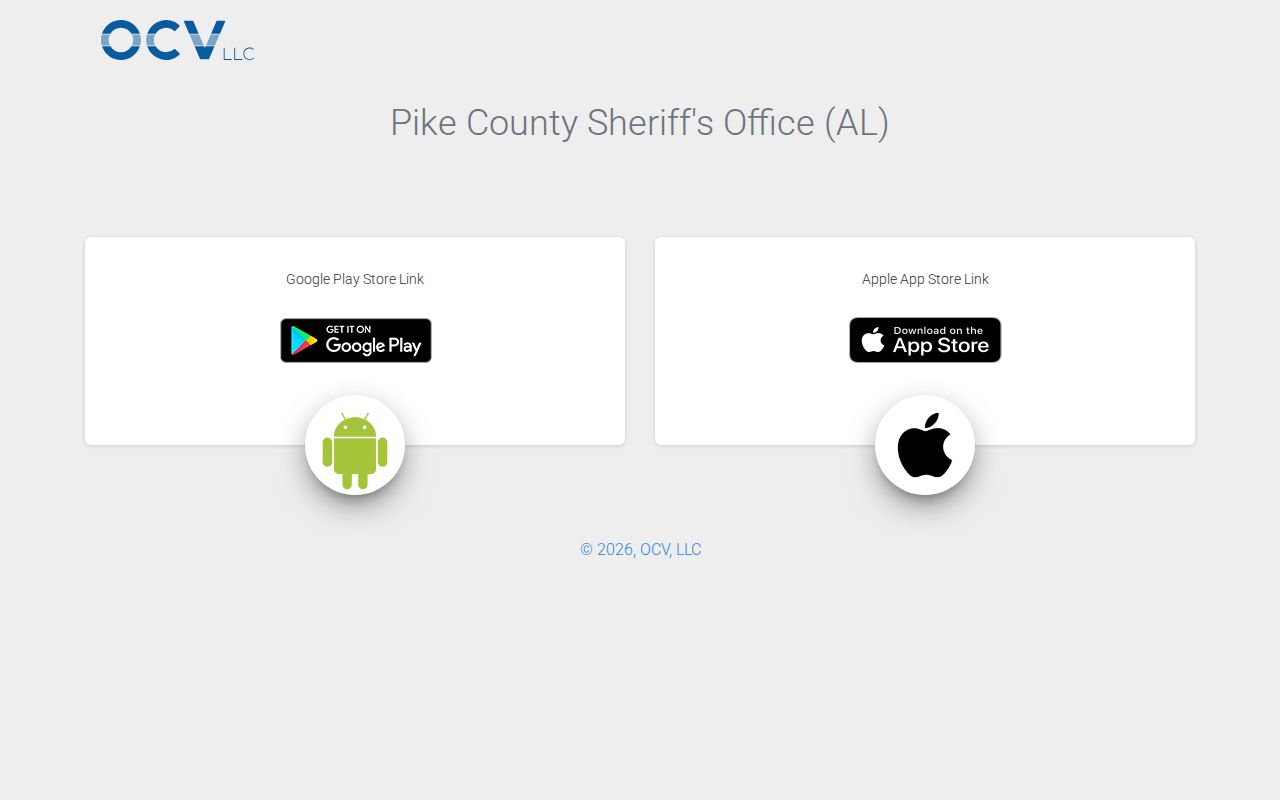 Pike County criminal records tools in the sheriff mobile app