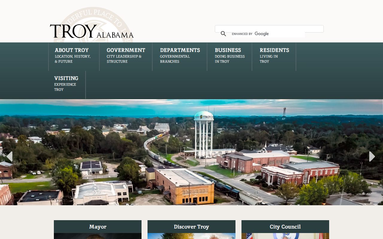 City of Troy source for Troy criminal records offices in Pike County